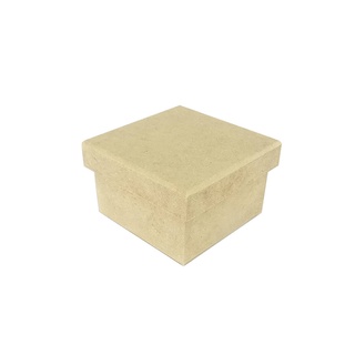Caixa Quadrada Tampa Sapato 8x8x5 - MDF Madeira Para Convite Padrinhos Batizados Aniversário Kit Box Lembrancinhas Chocolates