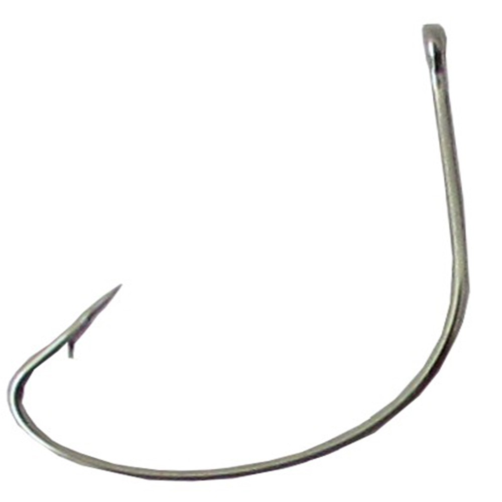 Anzol Wide Gap n° 3/0 Nickel  / Robalos / Tucunarés / Corvinas - 5 peças