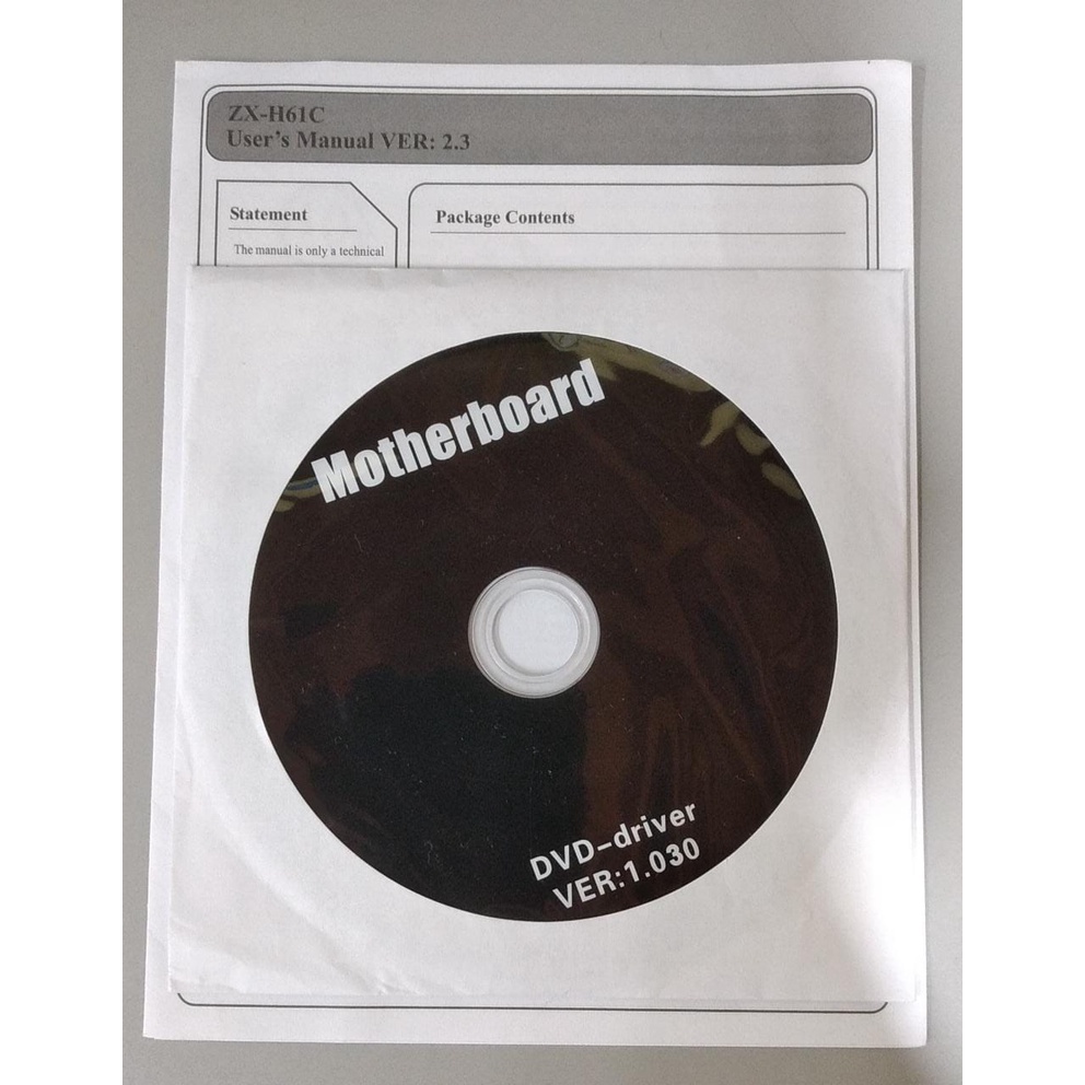 Mídia Física drivers da placa mãe ZX-H61C