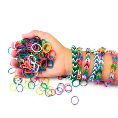 kit480 Elásticos colorido De Silicone Para Cabelo ou fazer Pulseira