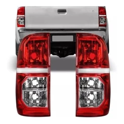 Par Lanterna Traseira Hilux Srv 2012 2013 2014 2015 Bicolor