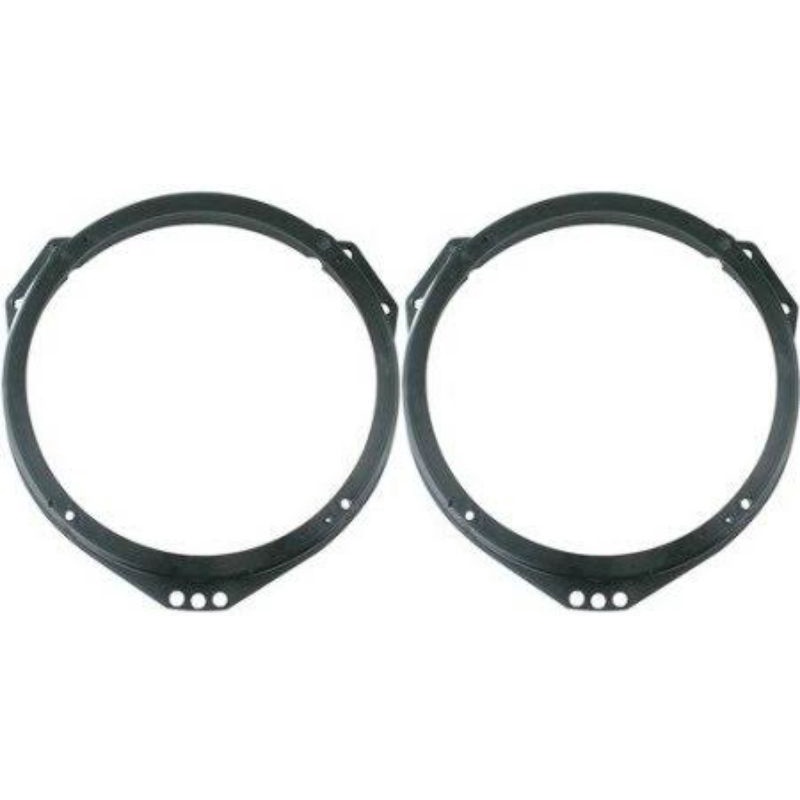 Par De Moldura Suporte Aro Adaptador Dianteiro Automotivo falante de 6" Carro Gol / Saveiro / Corsa / Astra / Vectra