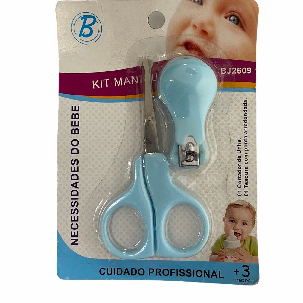 Caixinhas De Manicure De Bebê Tesoura E Cortador Unhas