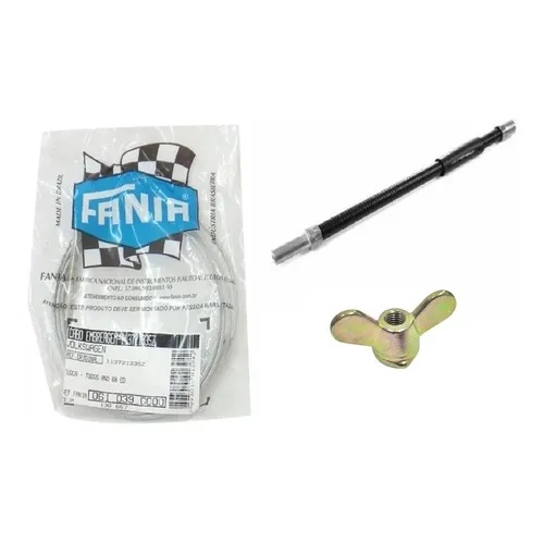 Cabo Embreagem Brasilia + Flexível (conduite) + Porca Fania
