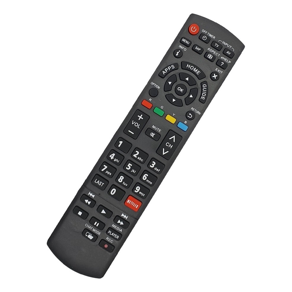 Controle Remoto para Panasonic Smart Viera Tc-l32e5bg Tc-l39el6b TNQ2B4903