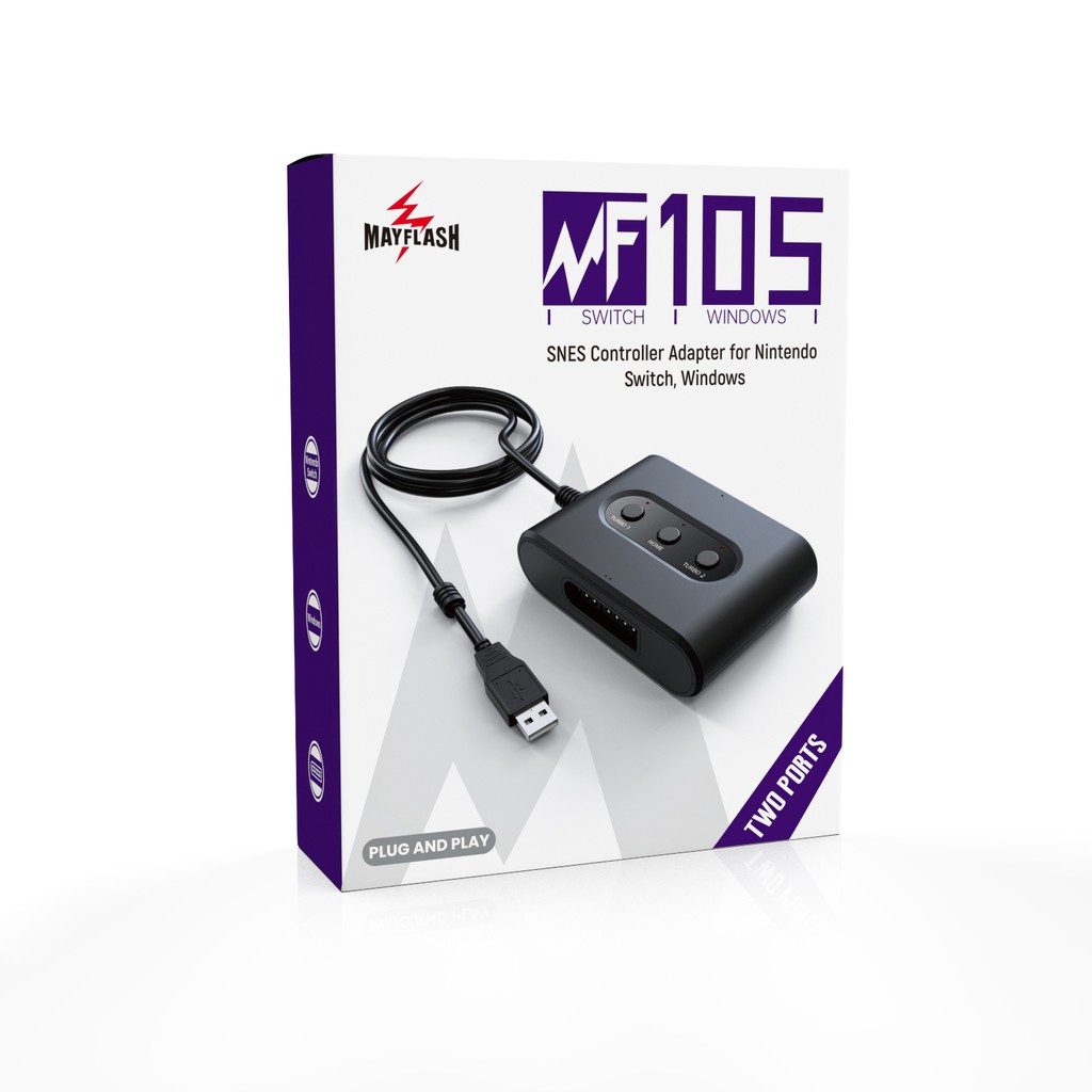 Mayflash Snes Controlador Adaptador Para Nintendo Switch / Windows