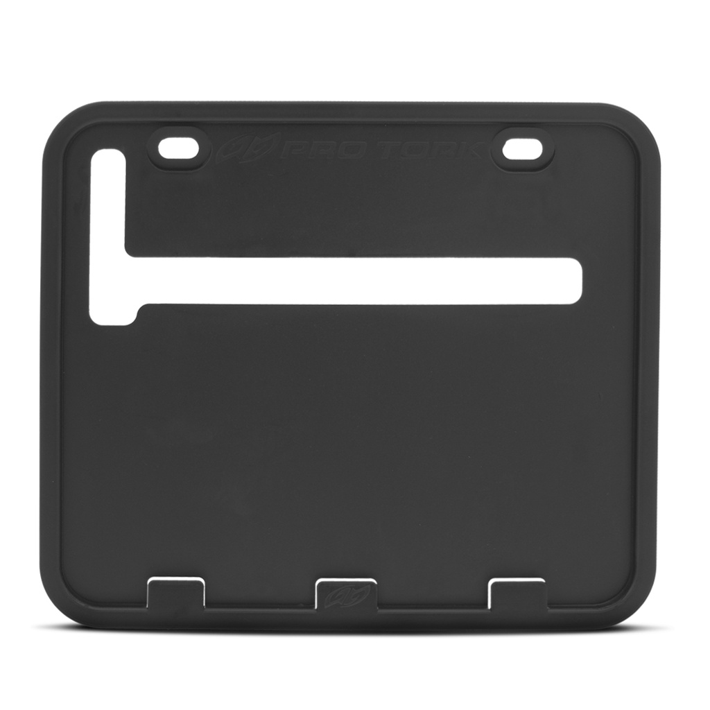 Suporte Moldura De Placa Modelo Original Padrão Mercosul Para Moto Universal Preto Pro Tork