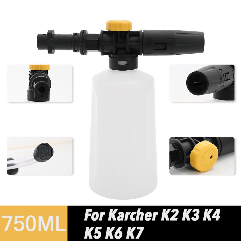 Canhão De Espuma Snow Foam Wap 750ml Alta Pressão Lavagem Fácil Para Karcher K2 a K7 Bico
