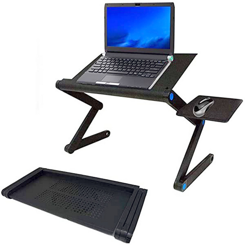 Mesa Suporte Articulado Notebook Com Mousepad/2 Ventiladores