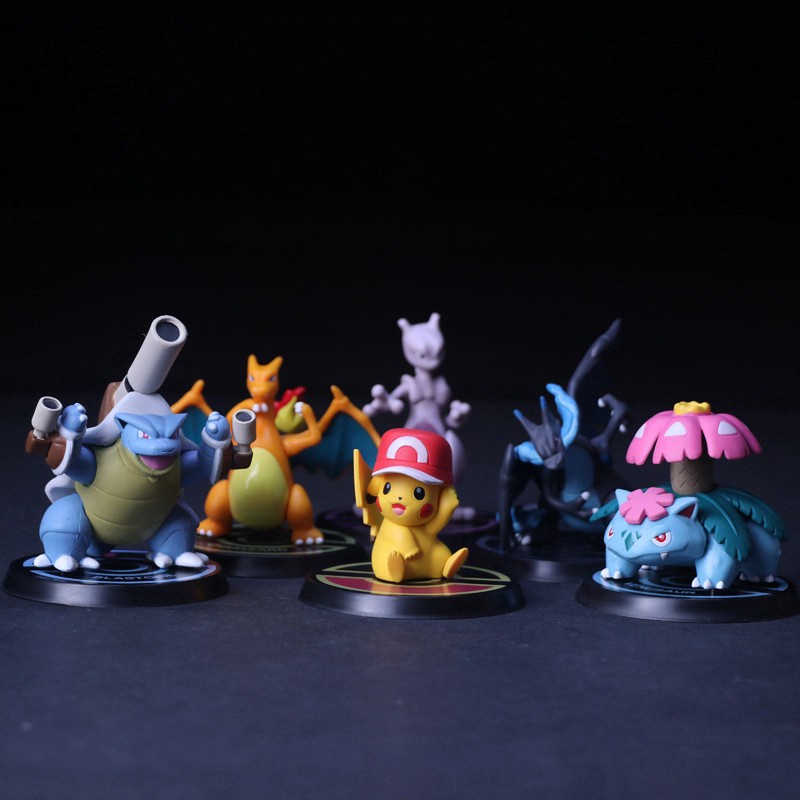 Brinquedos Pokemon Pikachu Action Figure Toys - Escorrega o Preço