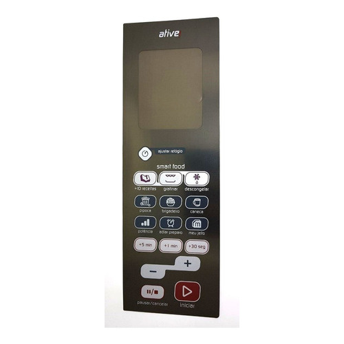 Membrana Teclado Microondas Brastemp Bmj-38 Ar