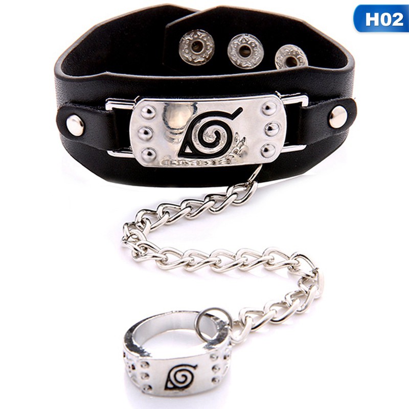 Pulseira Aldeia da folha - Naruto Shippuden - Raven Importados