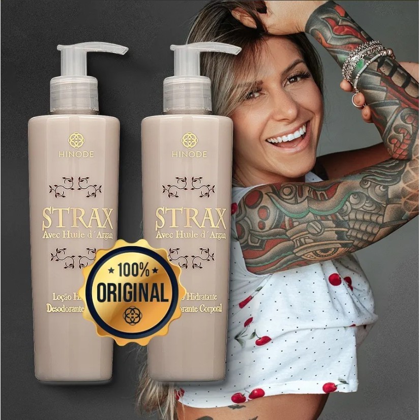 Kit com 2 Loções Hidratantes Desodorante Corporal Strax HINODE