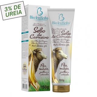 Sebo De Carneiro C/óleo De Argan E Uréia 150g - Bio Instinto
