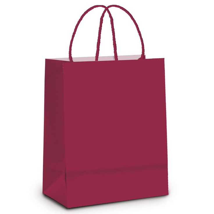 Sacola de Papel G Marsala - 32x26,5x13cm - 10 unidades - Cromus - Rizzo