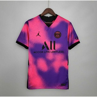 Camisa Camiseta Psg Paris Saint Germain Jordan Roxo Rosa Promocao Envio Ja Shopee Brasil