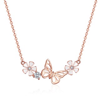 Bamoer Colar Feminino Com Pingente Prata Esterlina 925 BSN053