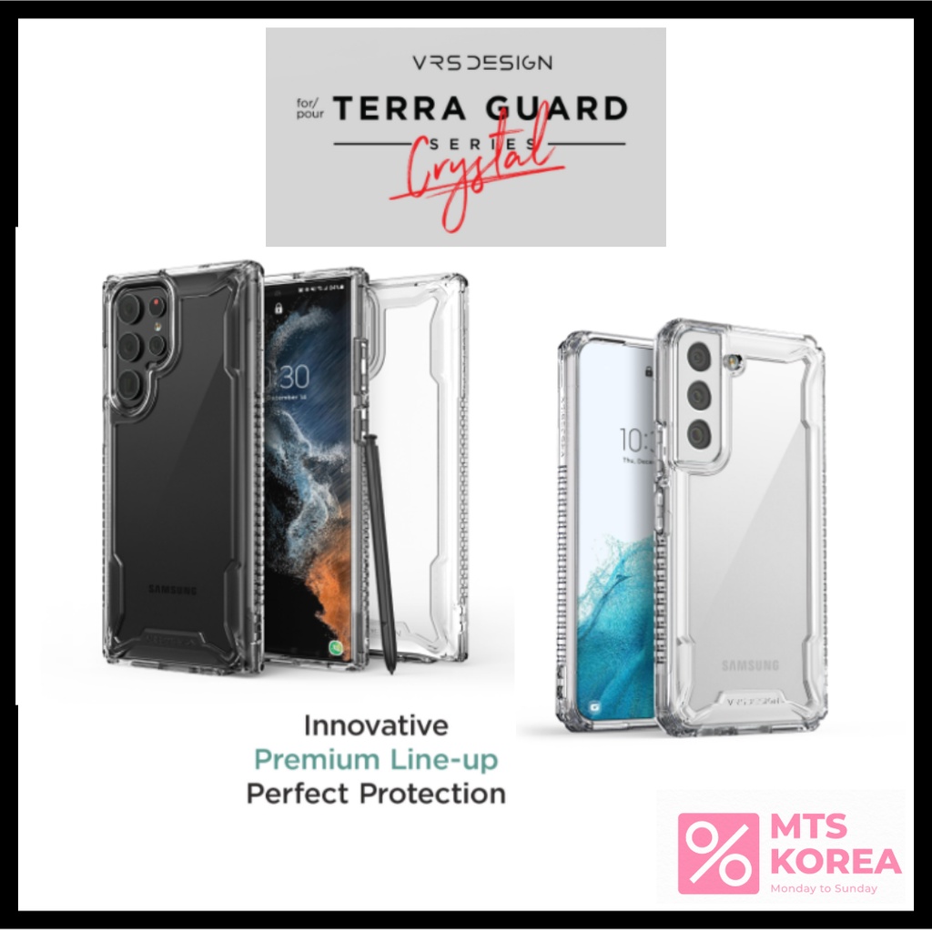 [VRSxSamsung] Galaxy S22 S22 + S22 Ultra terra Transparente Caso Proteção De Dob