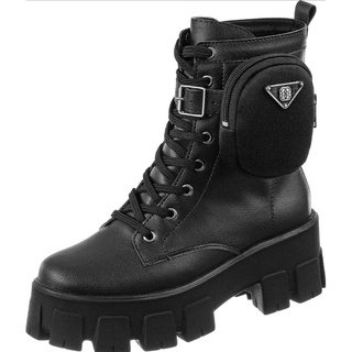 Coturno GiGiL Com Bolsinha Bota Feminina Plataforma Blogueira