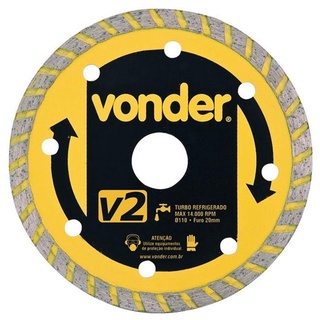 Disco Diamantado 4.3/8 Pol p/ Mármore e Granito V2 VONDER