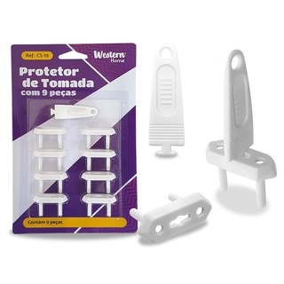 9 Protetor Tomada Bebe Segurança Contra Choque C/ Chave Inc em Oferta na Shopee