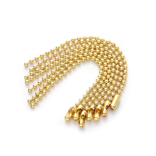 20pcs Corrente De Esferas De Bolas De Metal Jóias Em Acessórios Gold Rose Tag Chain for DIY