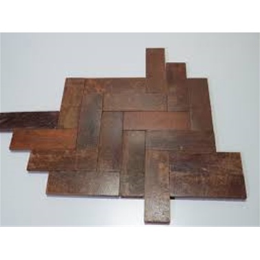 Kit de Piso Taco de Madeira Imbuia Peças de Reposição 7x20,5x2 6 Unidades