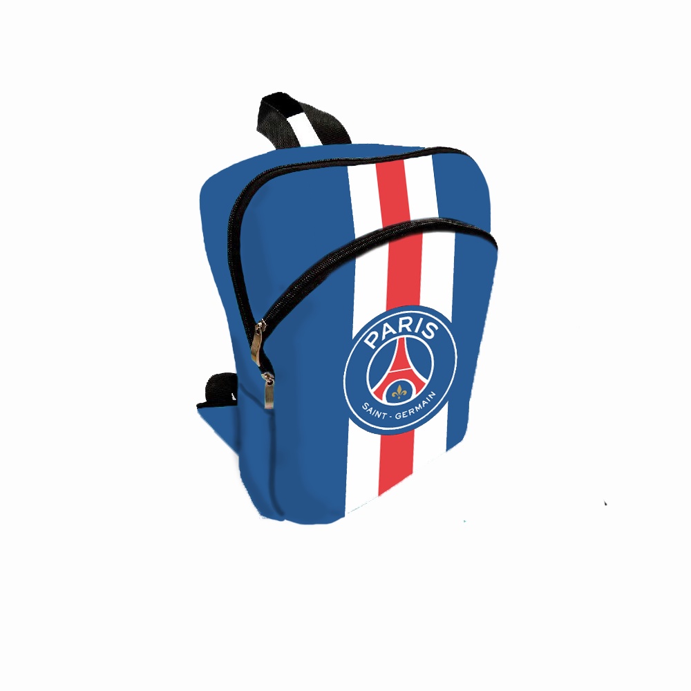 Mochila PSG Futebol Azul Messi Tamanho Infantil