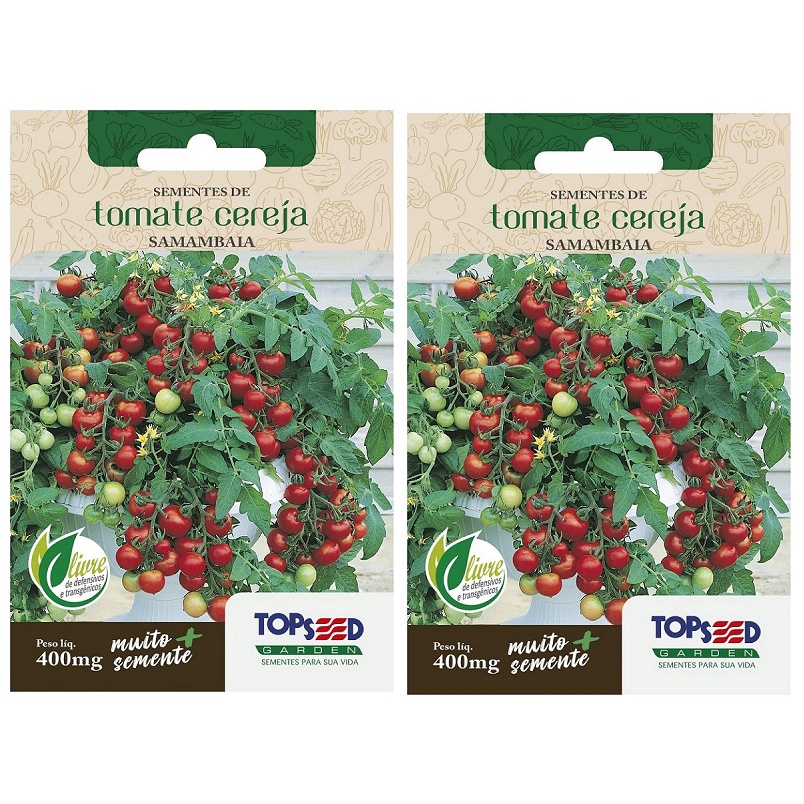 2X Sementes De Tomate Cereja (Samambaia) TOPSEED