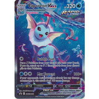 Carta Pokémon Vaporeon Vmax Promo Original Copag