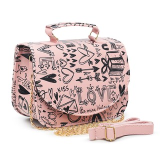 Bolsa Feminina Luxo Love Estilo Romântico e Casual