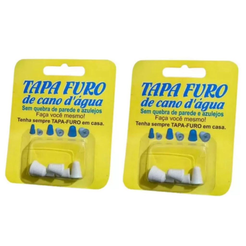 Kit 2 Tapa Furo De Cano Dágua