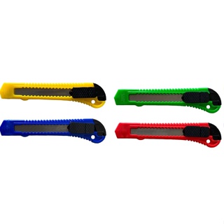 Estilete Plástico Largo 18 mm 15cm papelaria artesanato trabalhos manuais em Oferta na Shopee