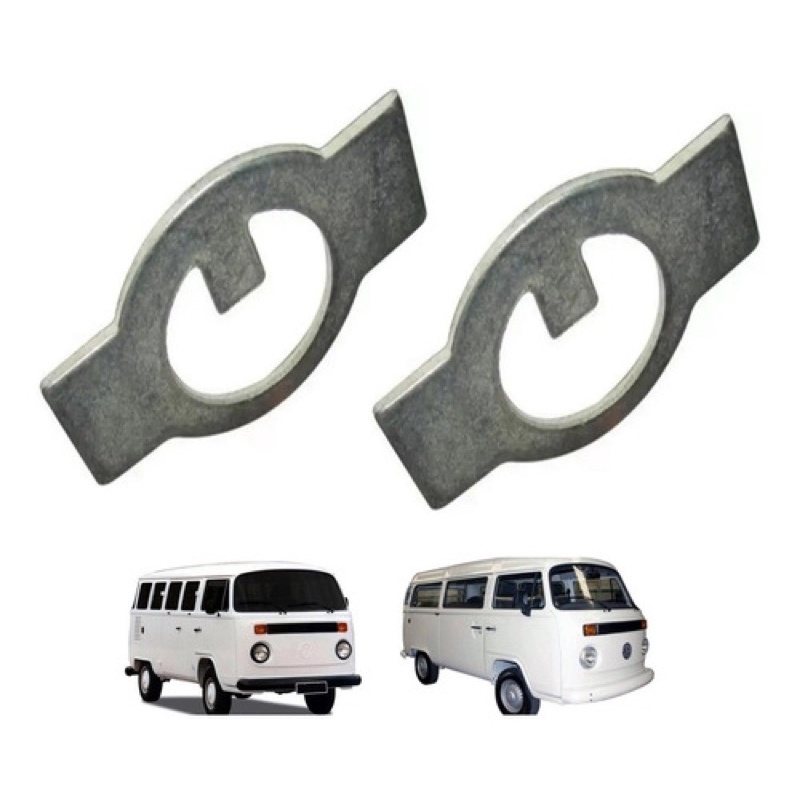 Kit Trava Porca Manga Eixo Roda Dianteira Kombi 1500 1600 em Oferta na Shopee