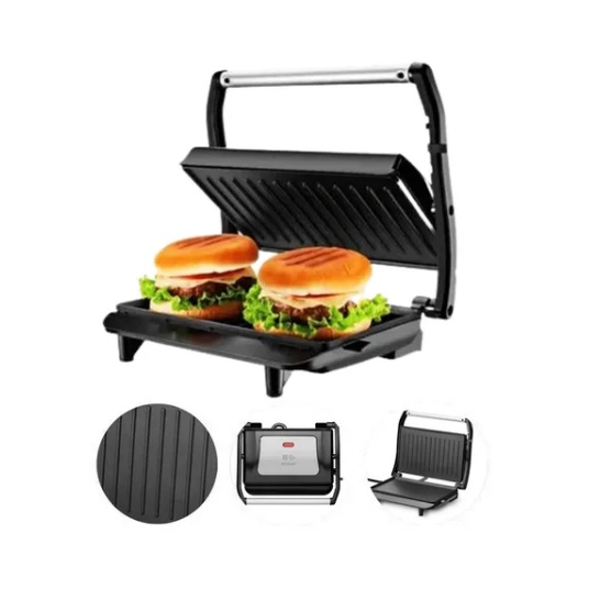 Mini Grill Panini Gourmet 850w Com Acabamento Inox Ce122