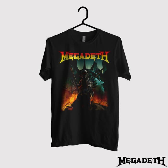 Camiseta Megadeth Fuga Shopee Brasil