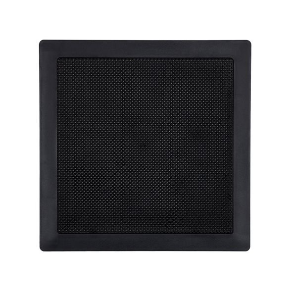 Arandela Quadrada Preta 6 Pol. S/ Alto Falante P/ Teto Gesso em Oferta na Shopee