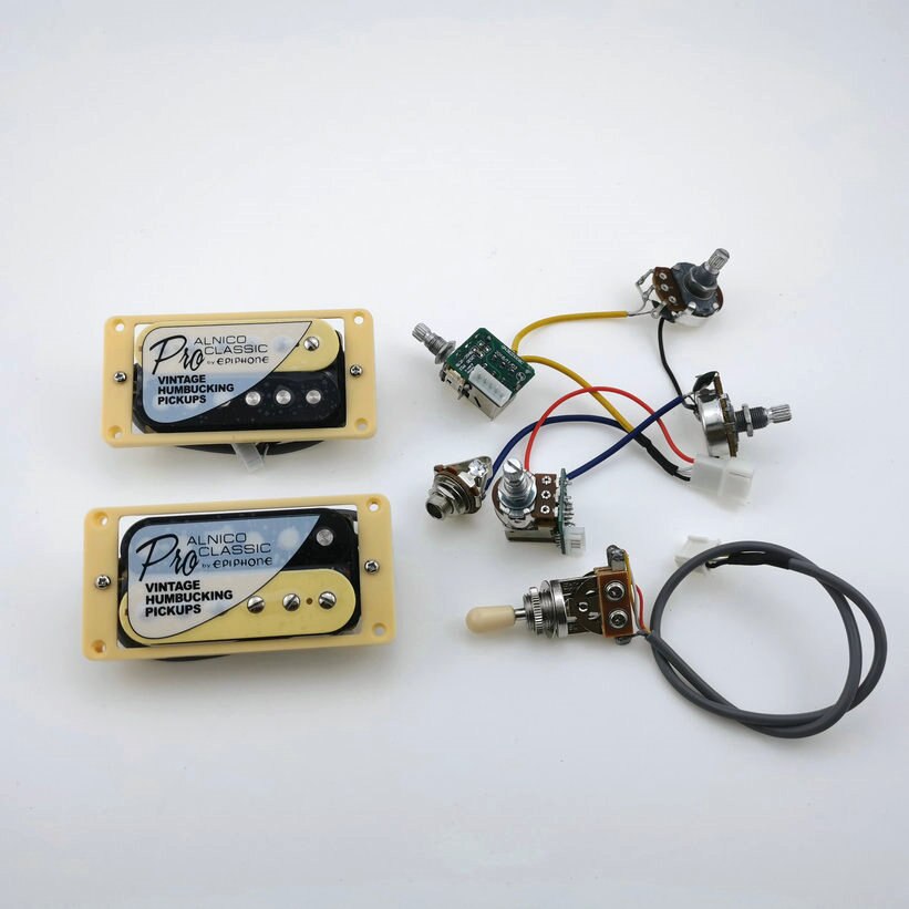 Captadores HR-epiphone Gibson Les Paul Standard Pro Bucker Guitarra Elétrica Vintage Alnico Humbucker Com Chicote Elétri