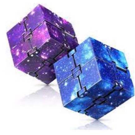 Funxim Infinity Cube Toy per Adulti e Bambini, Nuova Versione Fidget Finger Toy Sollievo dallo