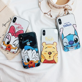 Capa Flexível Winnie/Stitch Para Iphone 11 pro MAX/6s/7 plus/8 X/XR/XS