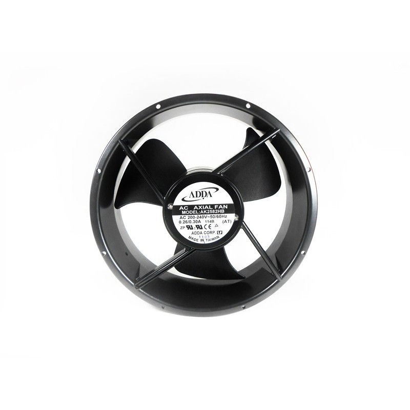 Fan Cooler Gabinete Industrial Rack Servidor Elevador Inversor  254mm x 89mm redondo