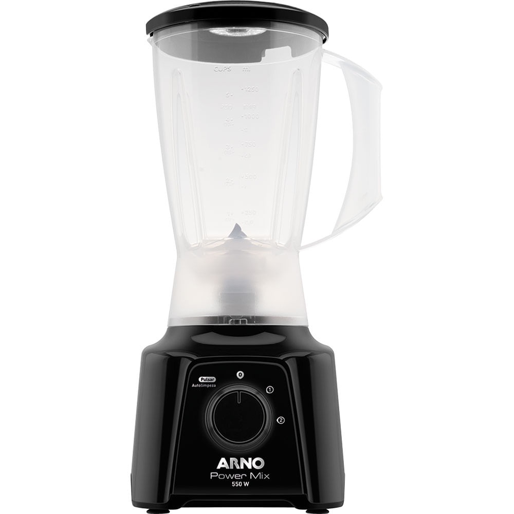 Liquidificador Arno Power Mix LQ10 550W 2L 2 Velocidades Preto 127V