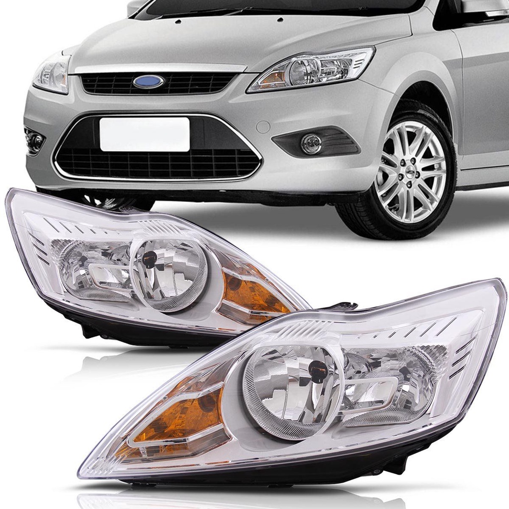 Farol Focus 2009 2010 2011 2012 2013 Foco Duplo Cromado