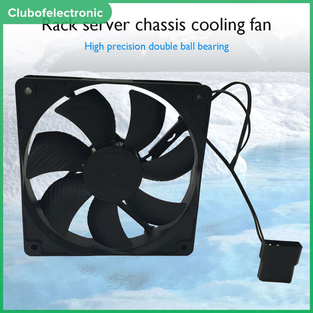 12cm 3000RPM Computer Cooler Fan DC 12V Chassis