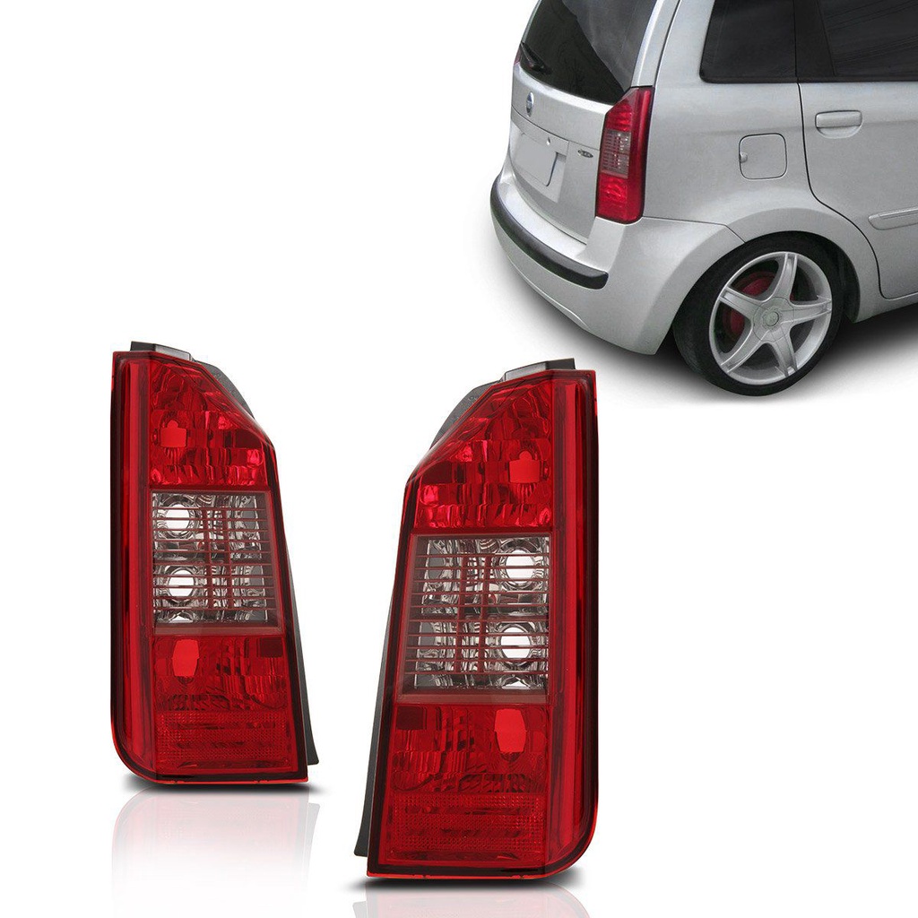 Lanterna Idea 2004 2005 2006 2007 2008 2009 2010 Com Grade Vermelha em Oferta na Shopee