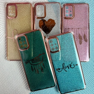 Capinha Metalizada Brilhosa / Samsung A71 / Capa Case Anti Impacto Feminina (CF37)