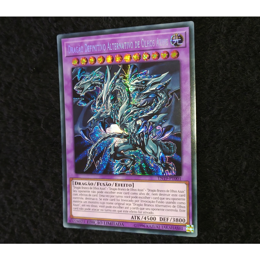 Dragão Definitivo Alternativo de Olhos Azuis / Blue-Eyes Alternative Ultimate Dragon - Prismatic Secret- EDIÇÃO LIMITADA