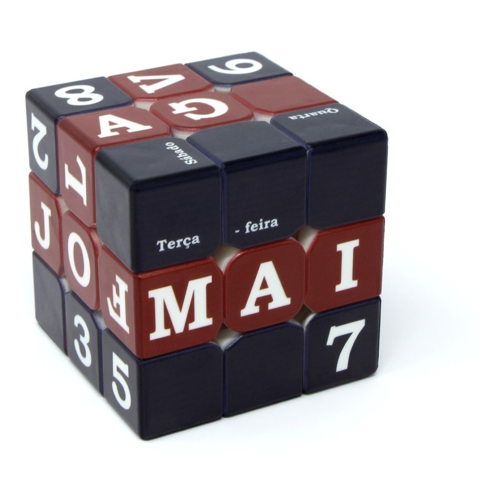 Vinci Cube Calendário - Cubo Mágico 3x3x3 Personalizado Profissional Cuber Brasil - Hobbies & Collections