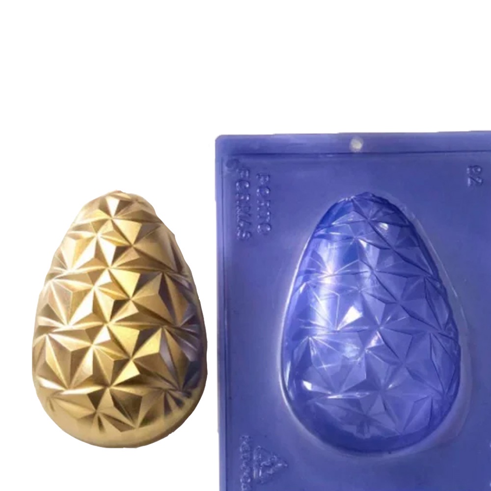 Forma de Acetato Ovo 3D 350g Ref 92 Porto Formas Rizzo - Home & Living