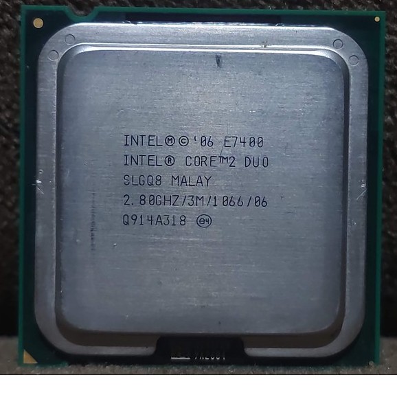 Processador Intel Core 2 Duo E7400 SLGQ8 PC Desktop Computador